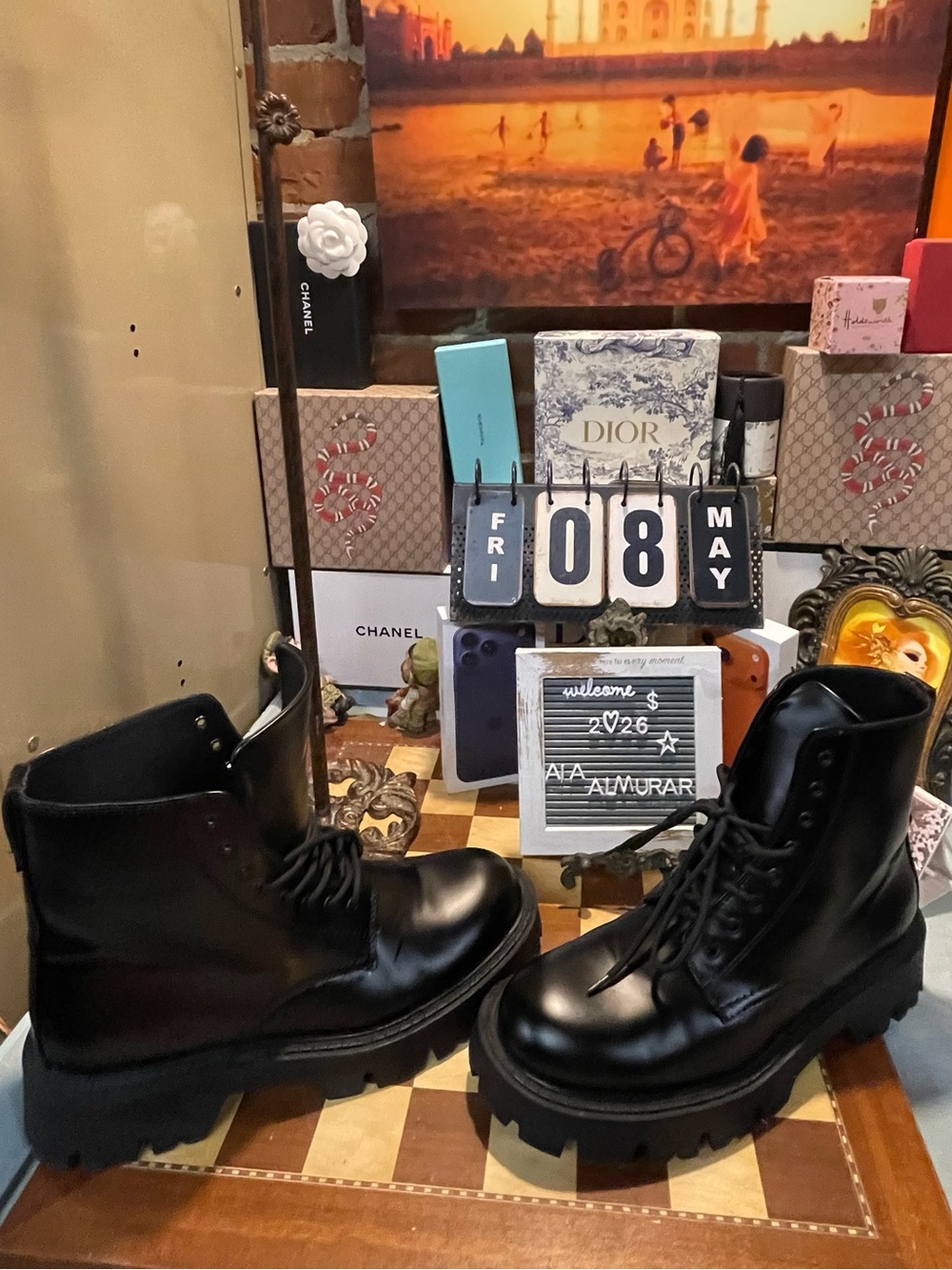 Practically new Zara boots for men
